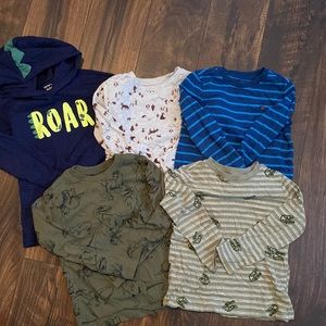 Boys Bundle of 5 Shirts 5T